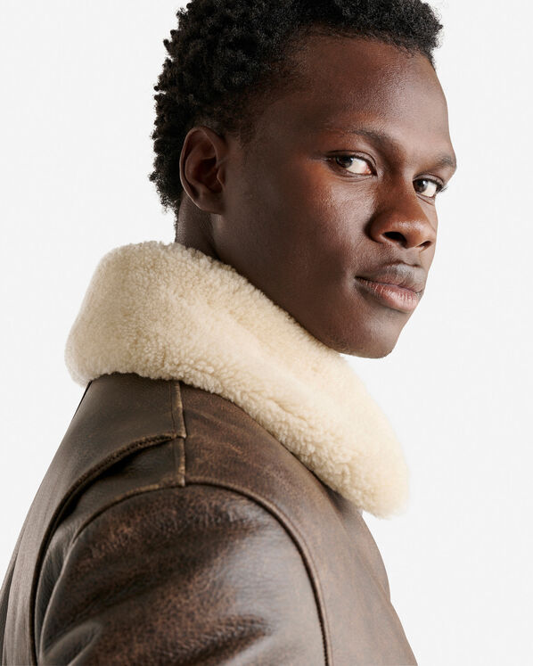 Leather Aviator Jacket