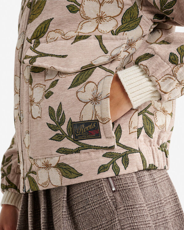 Floral Jacquard Jacket