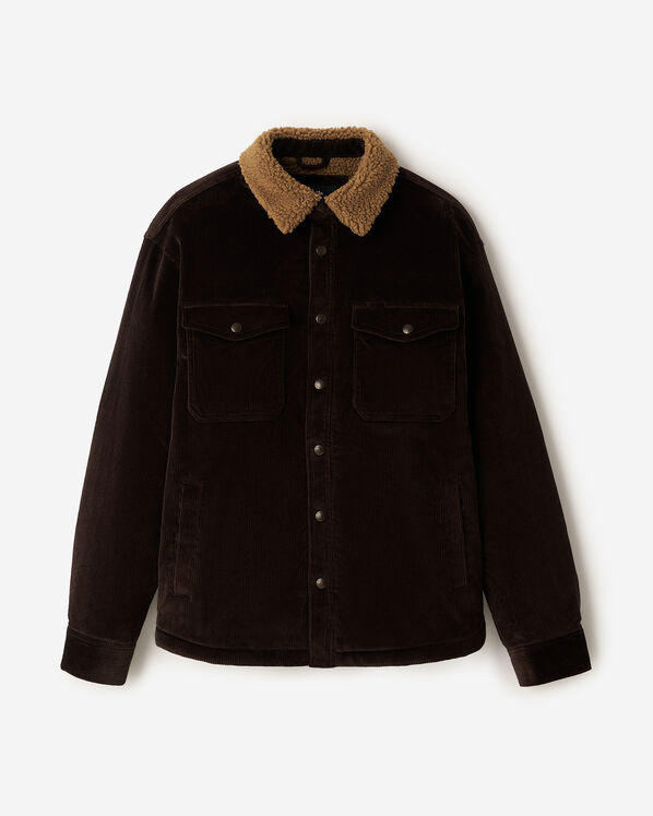 Cord Shearling Fleece Lined Jacket