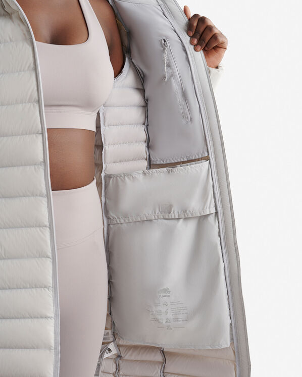 Roots Down Packable Long Jacket