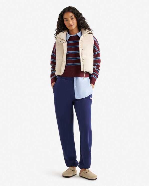 Roots Down Puffer Crop Vest