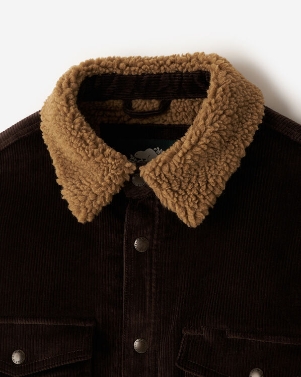 Cord Shearling Fleece Lined Jacket