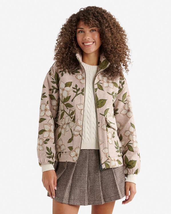 Floral Jacquard Jacket