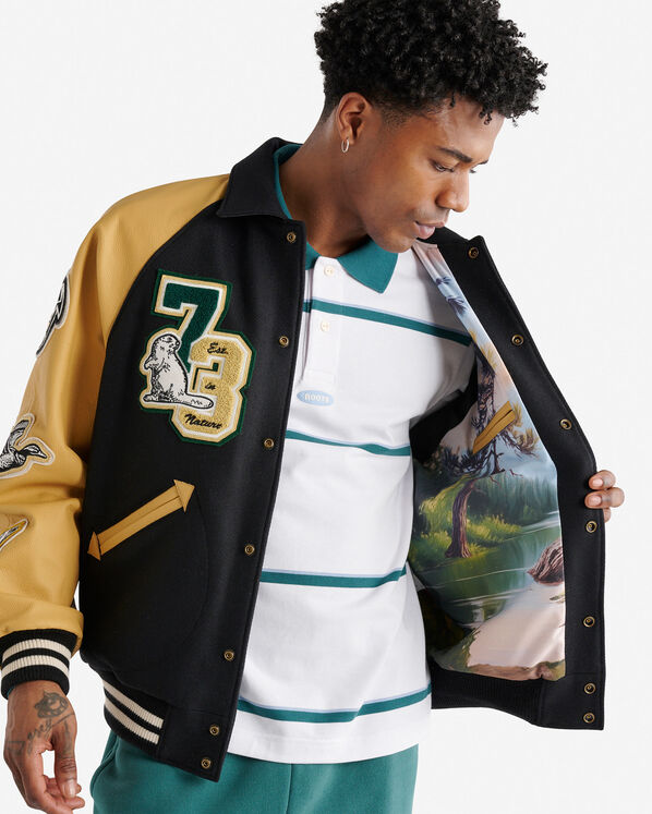 Beaver Canoe Varsity Jacket