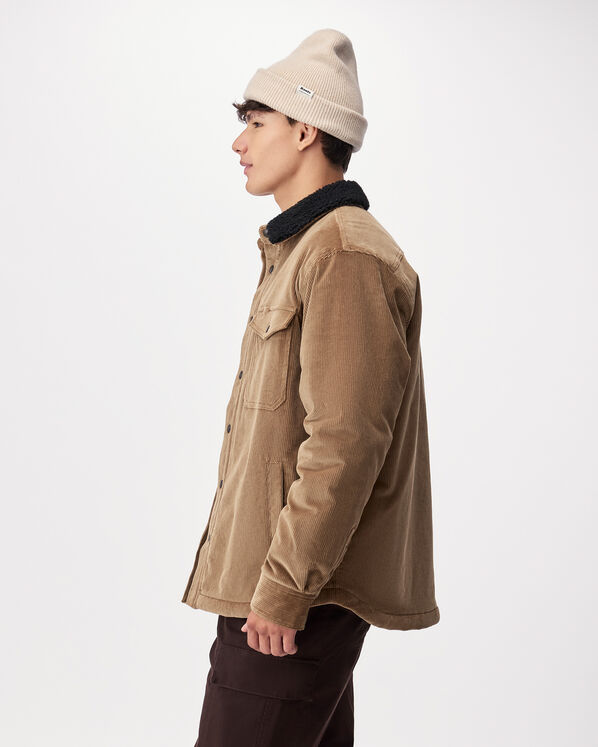 Cord Shearling Fleece Lined Jacket