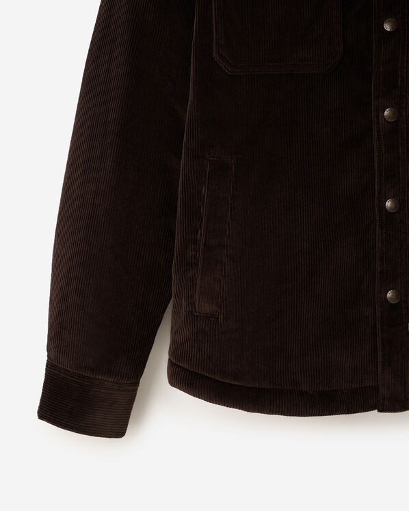 Cord Shearling Fleece Lined Jacket