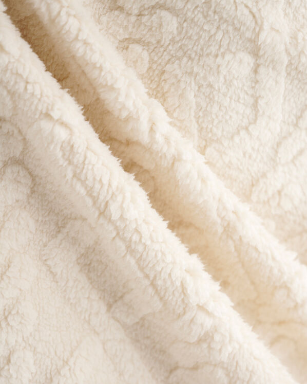 Cable Shearling Fleece Half Zip