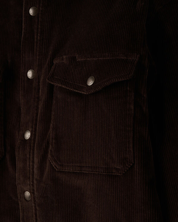 Cord Shearling Fleece Lined Jacket
