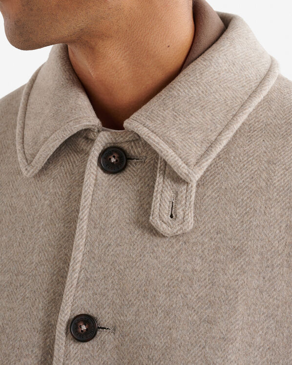 Long Wool Blend Coat