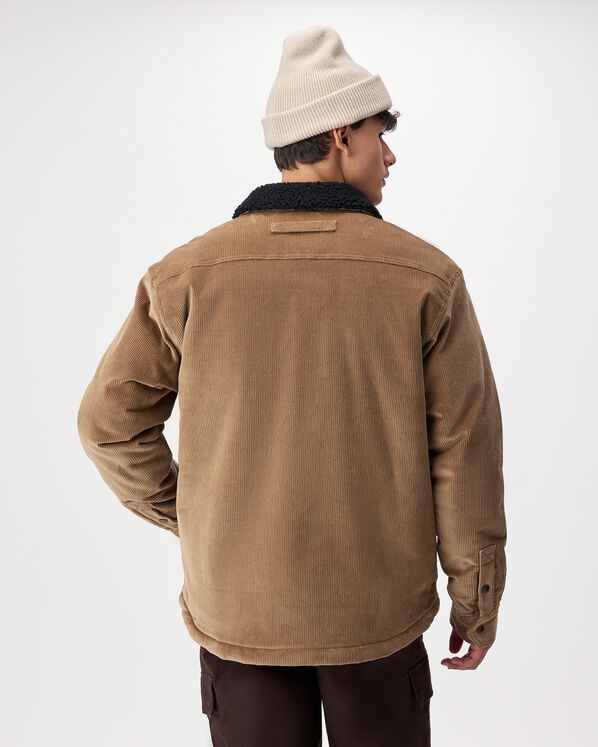 Cord Shearling Fleece Lined Jacket
