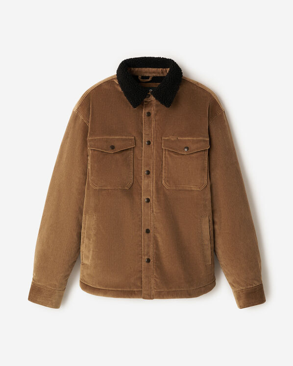 Cord Shearling Fleece Lined Jacket