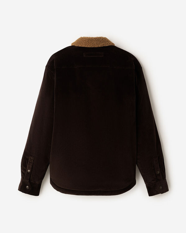 Cord Shearling Fleece Lined Jacket